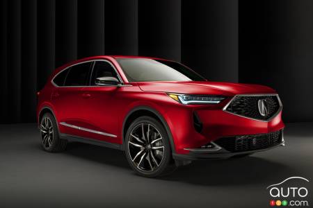 2021 Acura MDX Prototype, three-quarters front